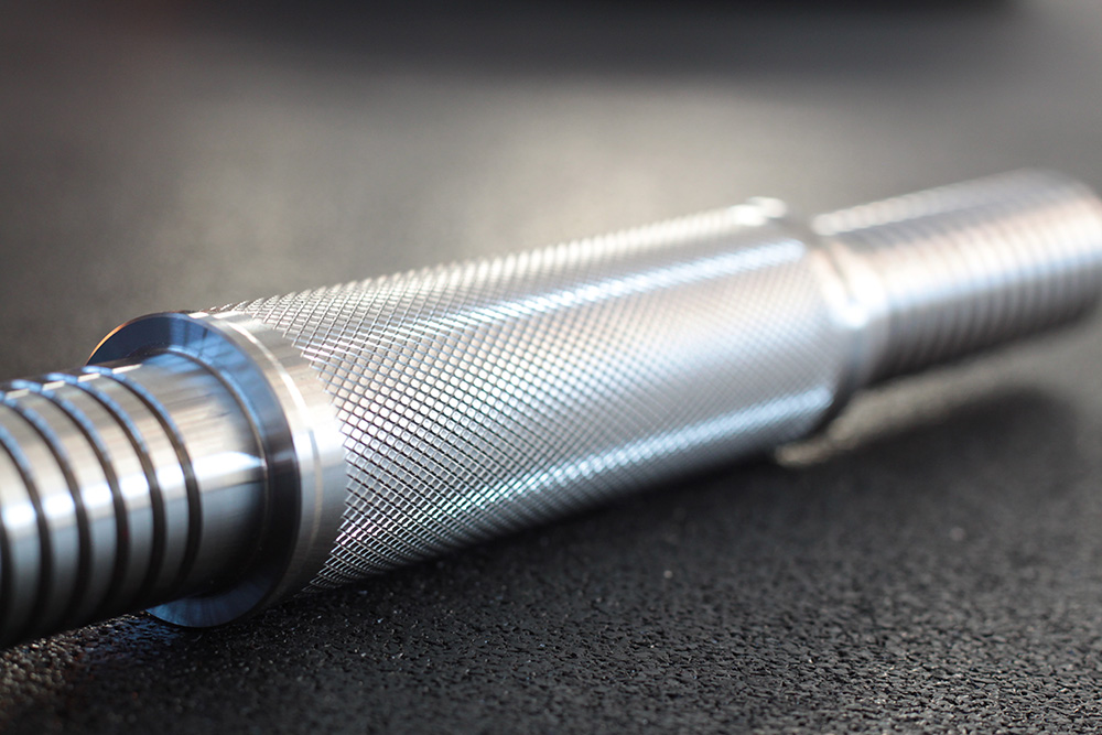 Jumbo-Dumbbells-Knurling Vrúbkovaná rúčka jednoručky